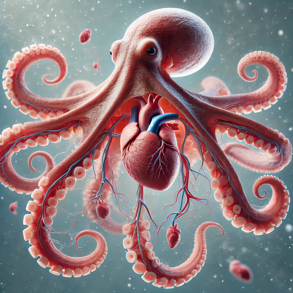 4348c994-dbc1-4afe-a881-b1531c0cb482 The Mysterious Octopus: A Creature with Three Hearts