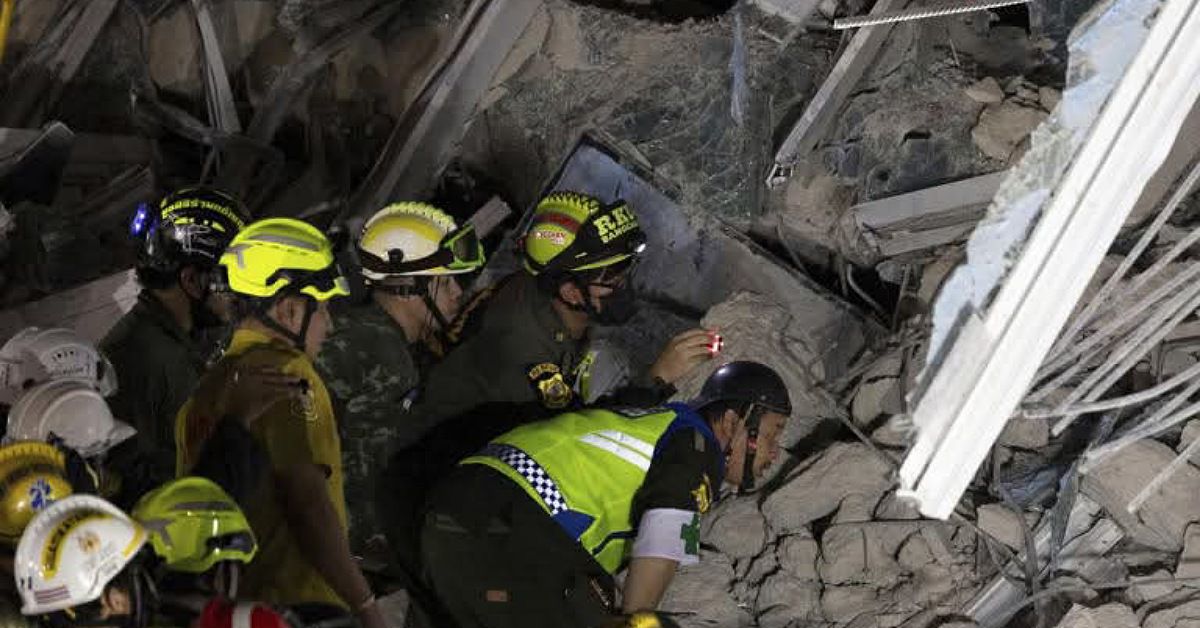 How many people died in the Myanmar-Thailand earthquake?